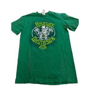 Mens HARLEY DAVIDSON Green 2016 Portland, OR Graphic T Shirt Sz M
